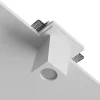 Faretti Da Incasso-Selezionato da Mazzolaluce Faretto in gesso da incasso sporgente a soffitto bianco parallelepipedo