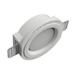 Faretti Da Incasso-Selezionato da Mazzolaluce Faretto in gesso da incasso tondo gx53 led