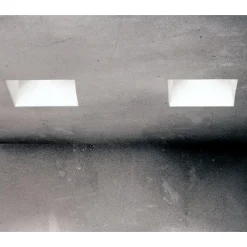 Faretti Da Incasso-Sforzin Illuminazione Faretto in gesso quadrato da incasso a scomparsa attica sforzin