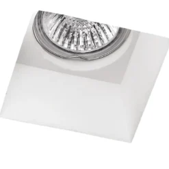 Faretti Da Incasso-Sforzin Illuminazione Faretto in gesso quadrato da incasso a scomparsa attica sforzin