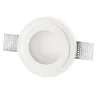 Faretti Da Incasso-IsyLuce Faretto di gesso da incasso rotondo con vetro