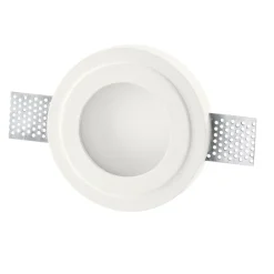 Faretti Da Incasso-IsyLuce Faretto di gesso da incasso rotondo con vetro