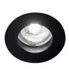 Faretti Da Incasso-IsyLuce Faretto rotondo da incasso per cartongesso nero
