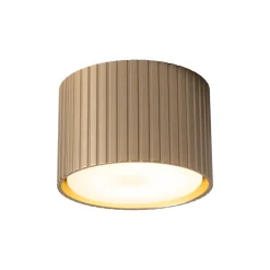 Faretti Da Soffitto-Selezionato da Mazzolaluce Faretto lampada da soffitto cilindro rigato champagne