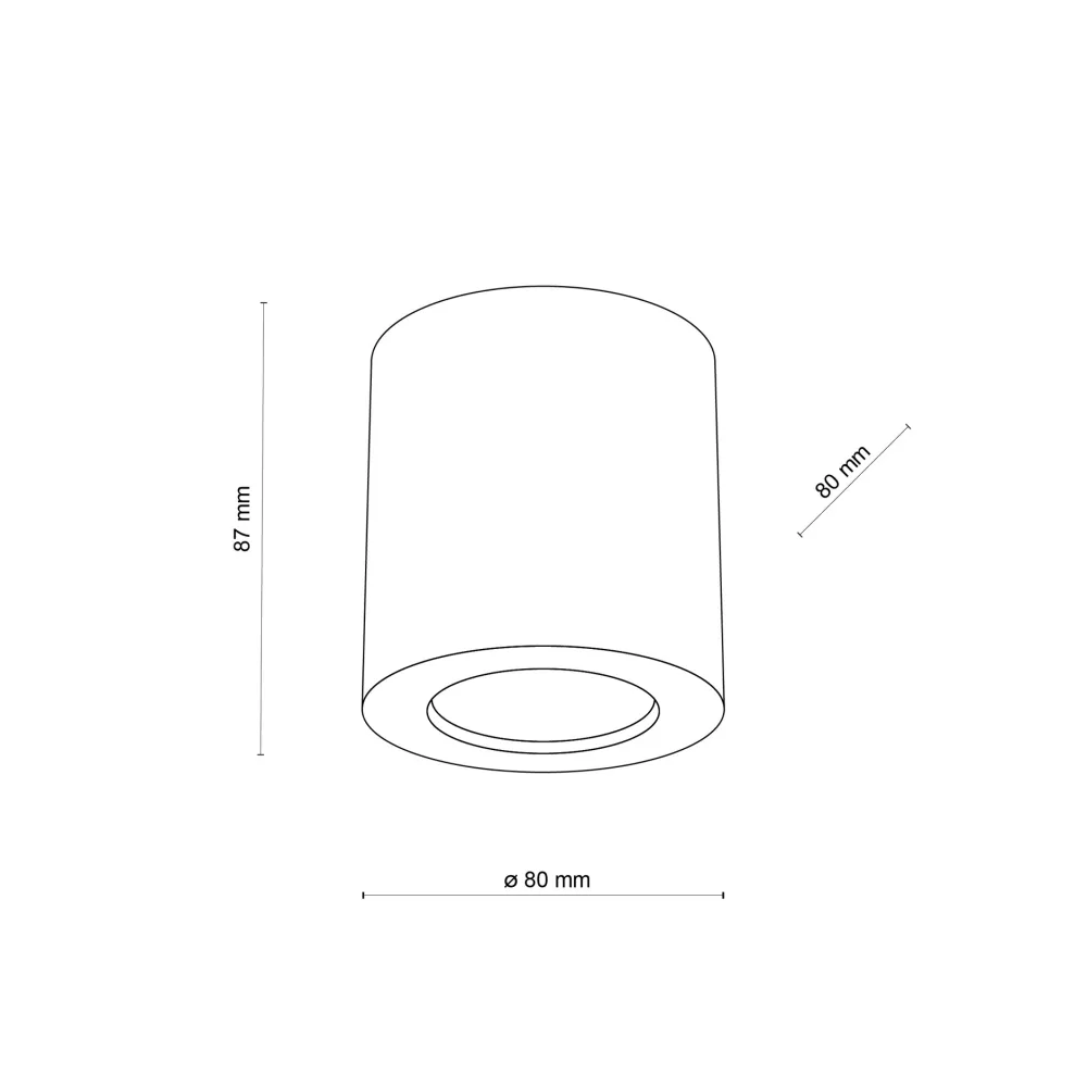 Faretti Da Soffitto-Selezionato da Mazzolaluce Faretto lampada da soffitto scandinavo cilindro di legno