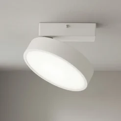 Faretti Da Soffitto-Selezionato da Mazzolaluce Faretto led bianco orientabile 20w da 2700k a 6000k cct dimmerabile
