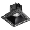 Faretti Da Incasso-Ideal Lux Faretto led da incasso game trimless nero 11w 3000k quadrato