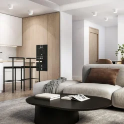 Faretti Da Soffitto-IsyLuce Faretto led da soffitto bianco tubolare 20w 3000k focus