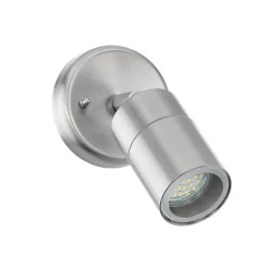 Faretti Da Esterno-Selezionato da Mazzolaluce Faretto led per esterno giardino orientabile inox ip44