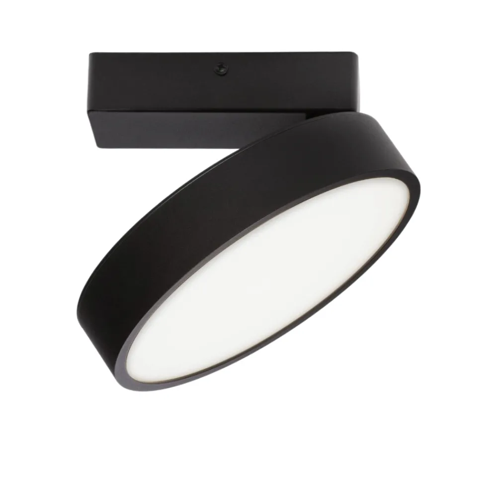 Faretti Da Soffitto-Selezionato da Mazzolaluce Faretto led 20w da soffitto da 2700k-6000k nero orientabile