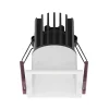 Faretti Da Incasso-Selezionato da Mazzolaluce Faretto led 7w 3000k ad incasso a soffitto quadrato bianco