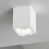 Faretti Da Soffitto-IsyLuce Faretto led 12w 3000k cubo da soffitto bianco