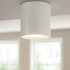 Faretti Da Soffitto-IsyLuce Faretto led 15w 3000k da soffitto cilindro bianco