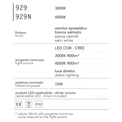 Faretti Da Soffitto-IsyLuce Faretto led 15w 3000k da soffitto cilindro bianco