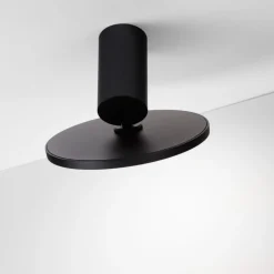 Faretti Da Soffitto-Selezionato da Mazzolaluce Faretto led 14w 3000k da soffitto nero parabola orientabile