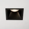 Faretti Da Incasso-Selezionato da Mazzolaluce Faretto led 7w 3000k quadrato nero da incasso a soffitto