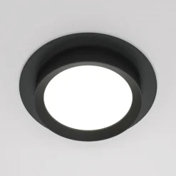 Faretti Da Incasso-Maytoni Faretto hoop nero da incasso gx53 rotondo