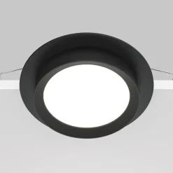 Faretti Da Incasso-Maytoni Faretto hoop nero da incasso gx53 rotondo
