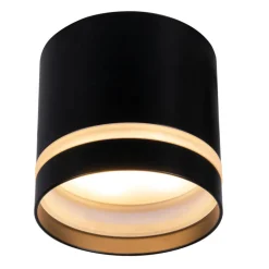 Faretti Da Soffitto-Selezionato da Mazzolaluce Faretto nero cilindro gx53 da soffitto