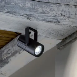 Faretti Da Esterno-Selezionato da Mazzolaluce Faretto nero da esterno luce orientabile led 12w 4000k