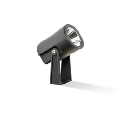 Faretti Da Esterno-Selezionato da Mazzolaluce Faretto nero da giardino con picchetto led 7w 3000k ip65