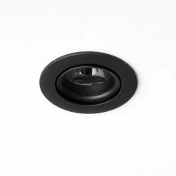 Faretti Da Incasso-Selezionato da Mazzolaluce Faretto nero led incasso orientabile 2w 3000k
