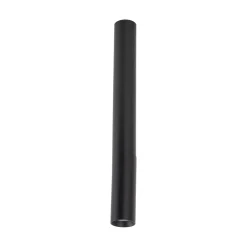 Faretti Da Soffitto-Selezionato da Mazzolaluce Faretto nero lungo cilindro orientabile da soffitto gu10