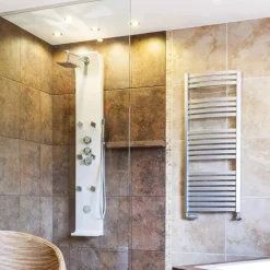 Faretti Da Incasso-Selezionato da Mazzolaluce Faretto nickel per bagno doccia quadrato da incasso a soffitto fp