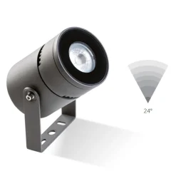 Faretti Da Esterno-Selezionato da Mazzolaluce Faretto orientabile da esterno grafite led 12w 3000k ip65