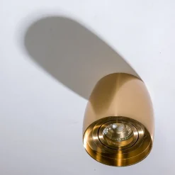 Faretti Da Soffitto-Selezionato da Mazzolaluce Faretto oro rame lampada da soffitto orientabile design moderno