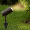 Faretti Da Esterno-Selezionato da Mazzolaluce Faretto per esterni corten con picchetto led 12w cct ip65