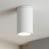Faretti Da Esterno-Selezionato da Mazzolaluce Faretto per esterno bianco cilindro da soffitto