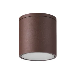 Faretti Da Esterno-Selezionato da Mazzolaluce Faretto per esterno cilindro marrone corten