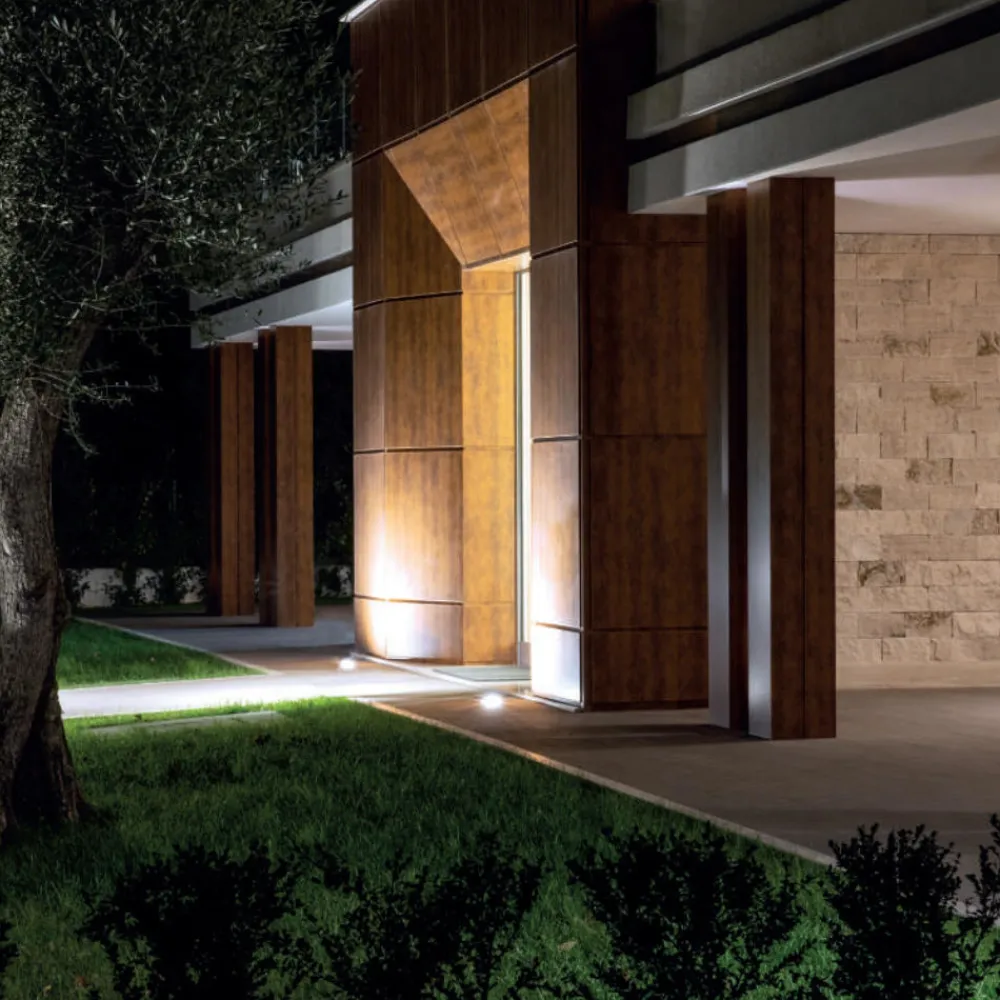 Faretti Da Esterno-Selezionato da Mazzolaluce Faretto per esterno da incasso calpestabile led 6w 3000k orientabile