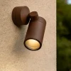 Faretti Da Esterno-Linea Light Faretto per esterno orientabile marrone ip65 visione