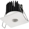 Faretti Da Incasso-Selezionato da Mazzolaluce Faretto quadrato bianco incasso led 8w 3000k per cartongesso