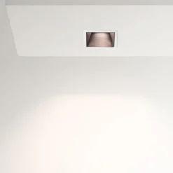 Faretti Da Incasso-Gea Luce Faretto quadrato ceres incasso controsoffitto rame
