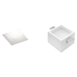 Faretti Da Incasso-Sforzin Illuminazione Faretto quadrato con vetro da incasso filiatra sforzin per cartongesso