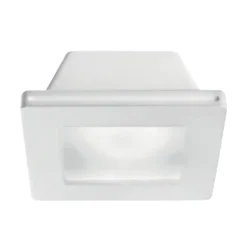 Faretti Da Incasso-Gea Luce Faretto quadrato di gesso con vetro da incasso