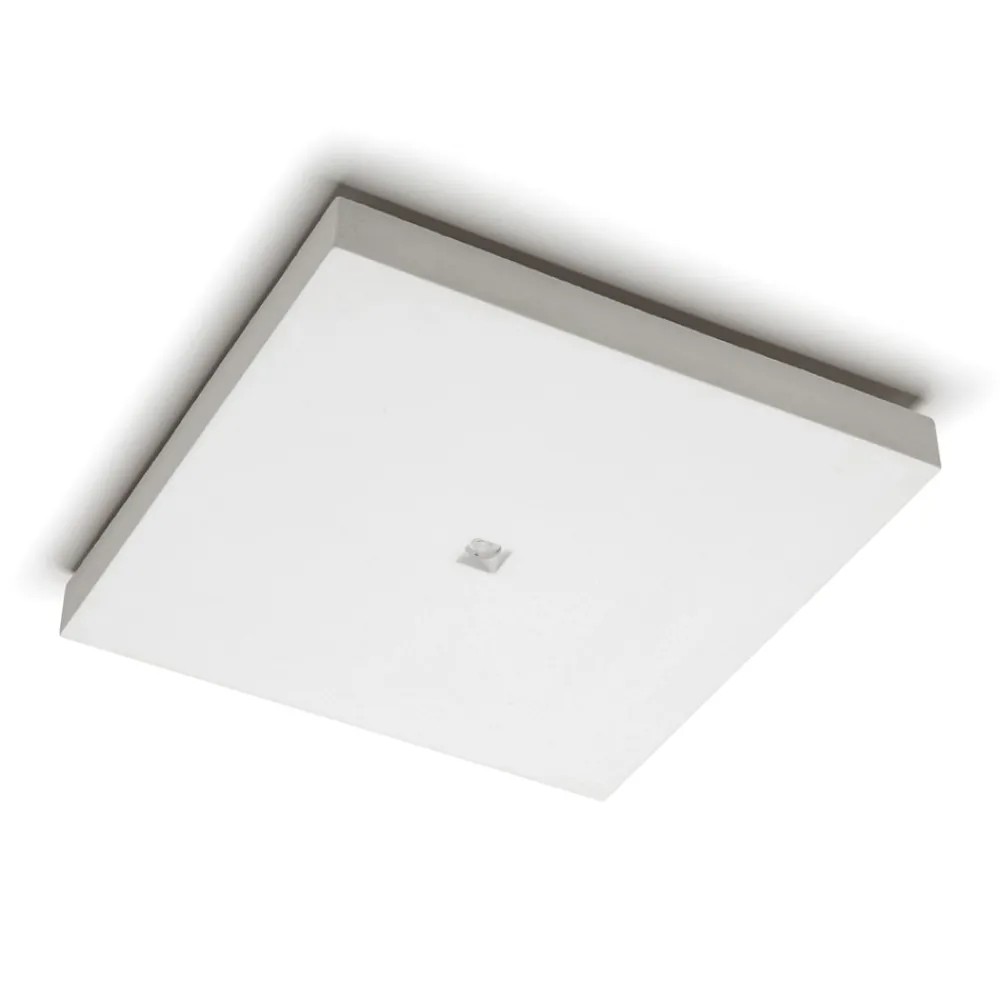 Faretti Da Incasso-Selezionato da Mazzolaluce Faretto quadrato led 11w 4000k in gesso cristaly verniciabile