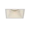 Faretti Da Incasso-Selezionato da Mazzolaluce Faretto quadrato metallo bianco da incasso a soffitto fp