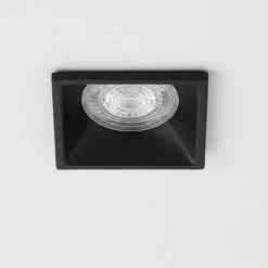 Faretti Da Incasso-Selezionato da Mazzolaluce Faretto quadrato nero da incasso a soffitto