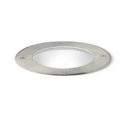 Faretti Da Esterno-Selezionato da Mazzolaluce Faretto rotondo da esterno acciaio a incasso ip65