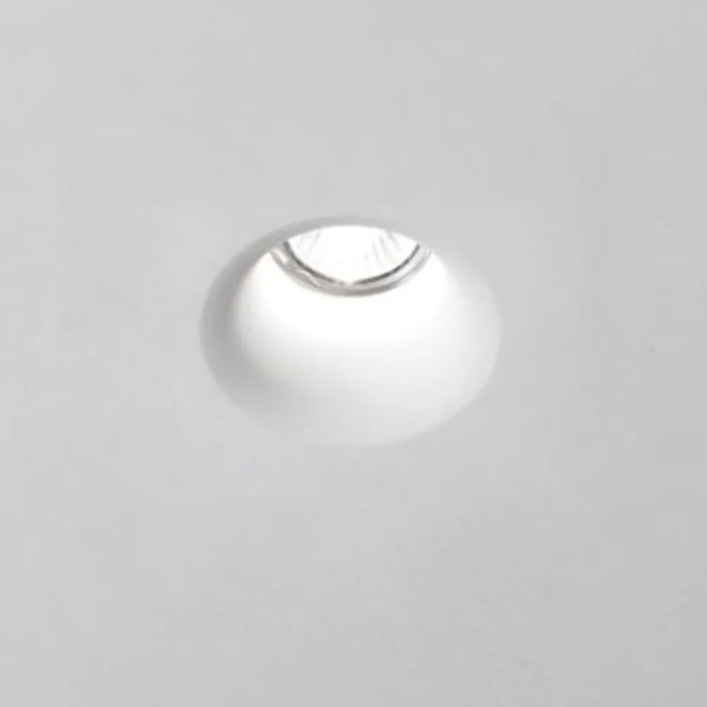 Faretti Da Incasso-Selezionato da Mazzolaluce Faretto rotondo da incasso a soffitto in gesso