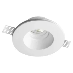 Faretti Da Incasso-Selezionato da Mazzolaluce Faretto rotondo in gesso per ncasso a soffitto