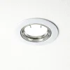 Faretti Da Incasso-Selezionato da Mazzolaluce Faretto rotondo orientabile da incasso soffitto metallo bianco