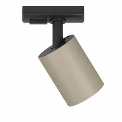 Illuminazione A Binario-Selezionato da Mazzolaluce Faretto sabbia e nero orientabile per binario monofase gu10