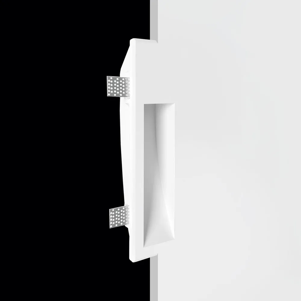 Segnapasso Led-Selezionato da Mazzolaluce Faretto segnapasso di gesso da incasso a scomparsa