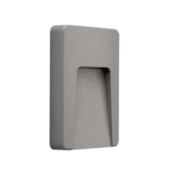 Segnapasso Led-Selezionato da Mazzolaluce Faretto segnapasso per esterno grigio led 3w 3000k senza incasso fp