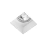 Faretti Da Incasso-Sforzin Illuminazione Faretto sforzin siris quadrato di gesso da incasso a soffitto